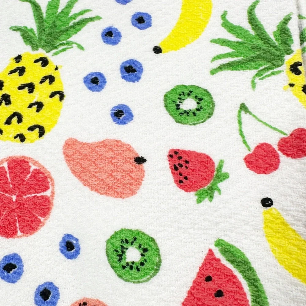 NEW Kate Spade FRUIT/STRIPES THEMED  Kitchen Towels Set/2
